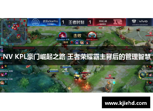 NV KPL豪门崛起之路 王者荣耀霸主背后的管理智慧 NV KPL豪门崛起之路 王者荣耀霸主背后的管理智慧
